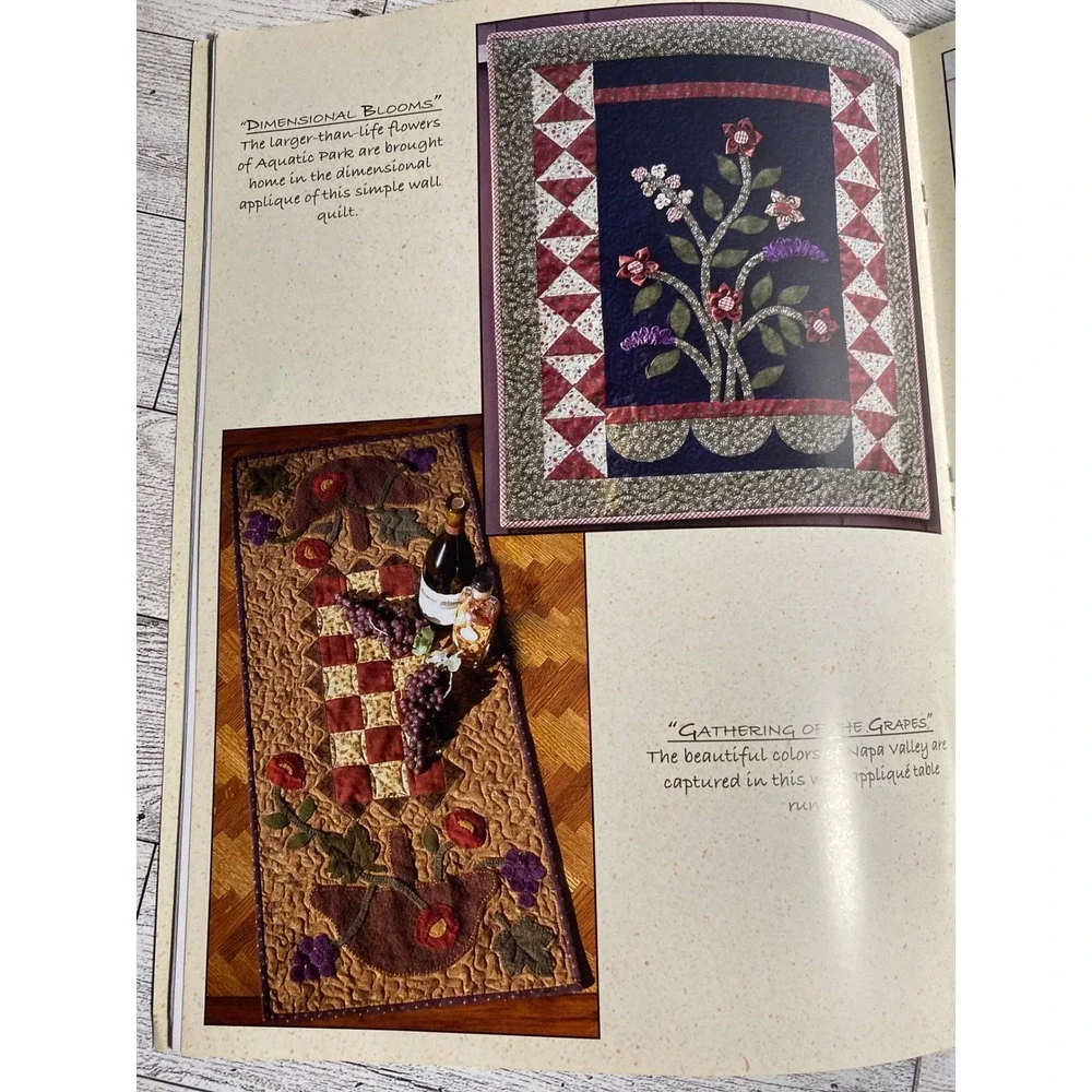Once Upon A Summer Heather Mulder Peterson 2004 Quilt Pattern Book Anka Treasure